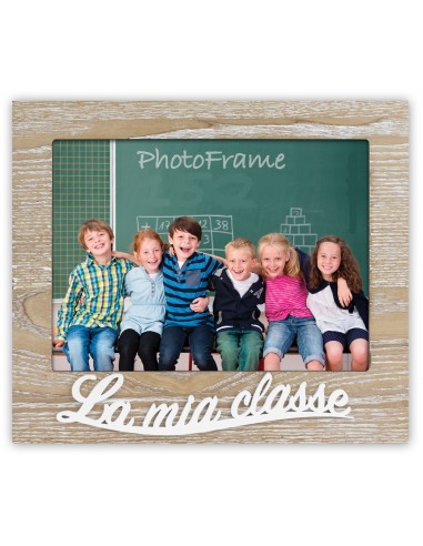 Portafoto legno "La mia classe" Cm....