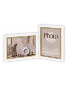 Portafoto legno doppio...