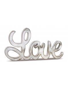 Scritta in legno "LOVE" Cm....