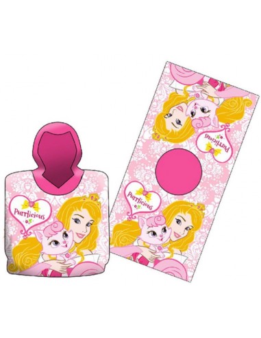 Poncho spugna Principesse Cm. 120x60