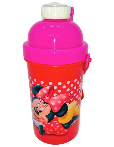 Borraccia plastica scatto 500 ML con...