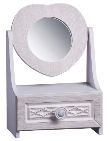 Portagioie in legno con specchio...