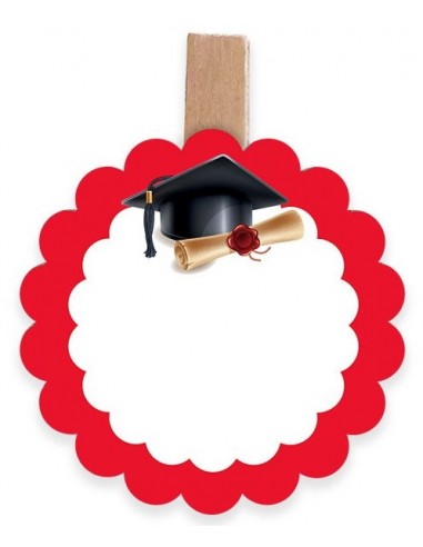 Set 6 mollette chiudipacco/segnaposto...
