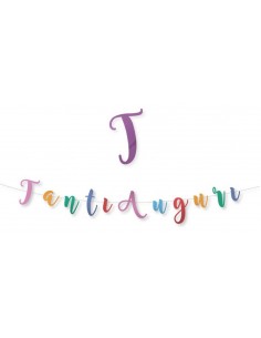 Festone scritta italic Cm....
