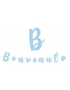 Festone scritta italic Cm....