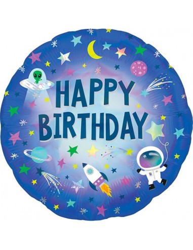 Palloncino mylar 18" Cm. 43 - Happy...