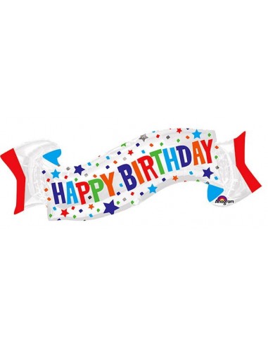 Palloncino mylar banner Happy...