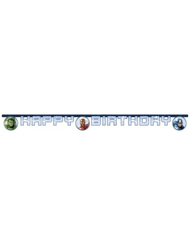 Festone banner scritta Happy Birthday...