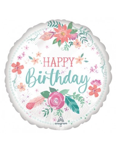 Palloncino mylar 18" Cm. 45 Happy...