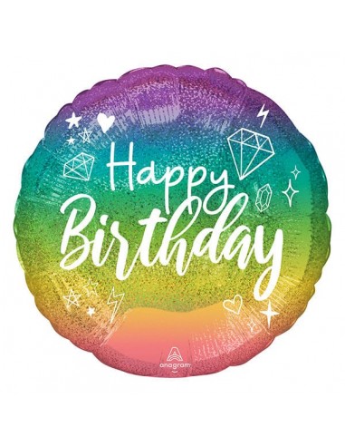 Palloncino mylar 18" Cm. 45 Happy...