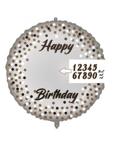 Palloncino mylar 18" Cm. 46 Happy...