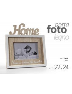 Portafoto in legno "Home"...