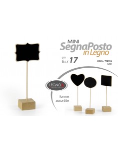 Segnaposto in legno con...