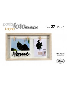 Portafoto in legno "Home"...
