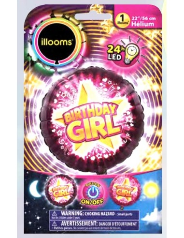 Palloncino mylar 22'' Cm. 56 - con 24...