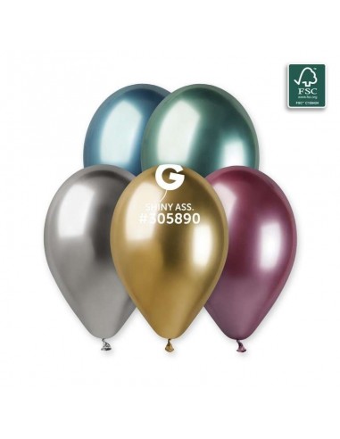 Palloncino lattice cromato 13" Cm. 33...