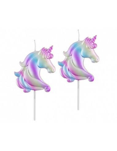 Candelina per torta sagomata Unicorno...