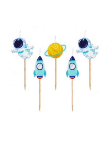 Candeline per torta picks Astronauta...