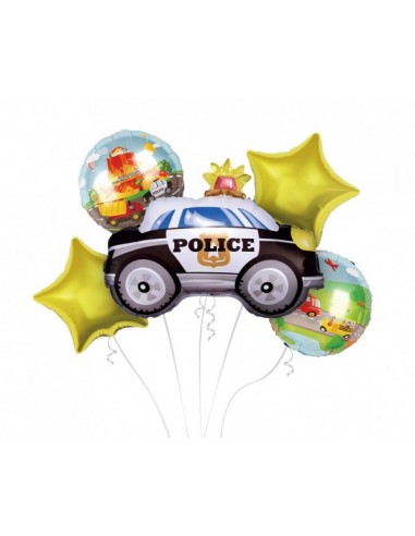 Palloncini mylar bouquet - Polizia -...