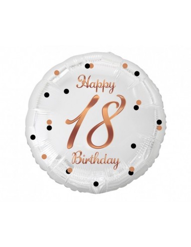 Palloncino mylar rotondo 18" - Happy...