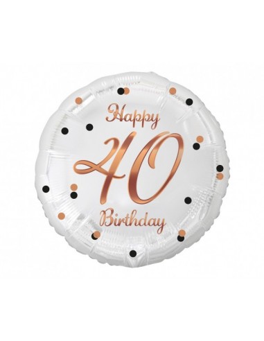 Palloncino mylar rotondo 18" - Happy...