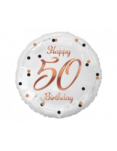 Palloncino mylar rotondo 18" - Happy...