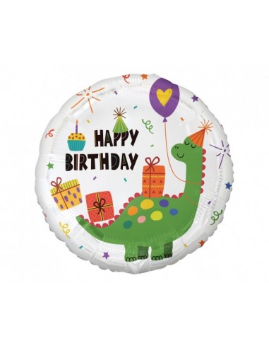 Palloncino mylar rotondo 18" - Happy...