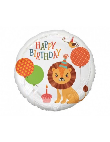 Palloncino mylar rotondo 18" - Happy...