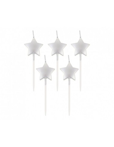 Candeline per torta picks Stelle...
