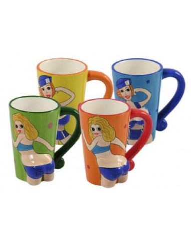 Tazza mug ceramica sexy con effetto 3D
