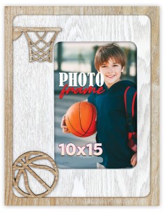 Portafoto legno Basket Cm....
