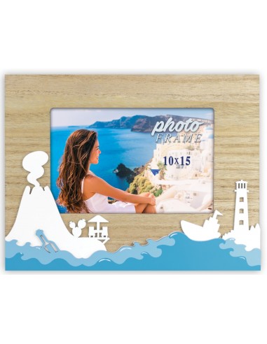 Portafoto legno "Alto mare" Cm. 22x17...
