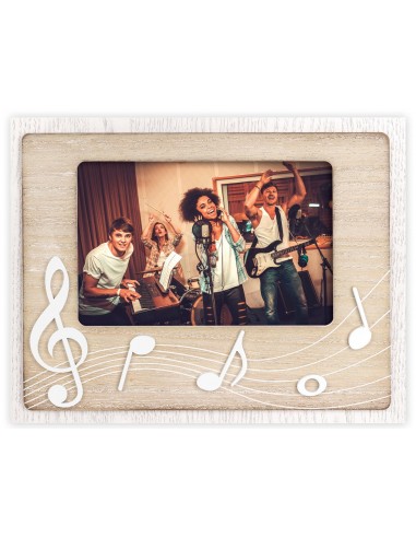 Portafoto legno "Music" Cm. 23x18 -...