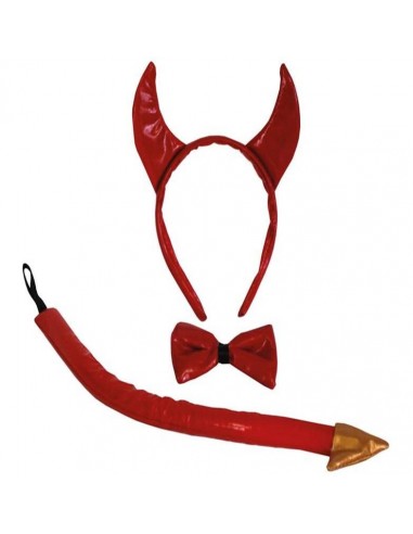 Set diavoletta rosso - Cerchietto +...
