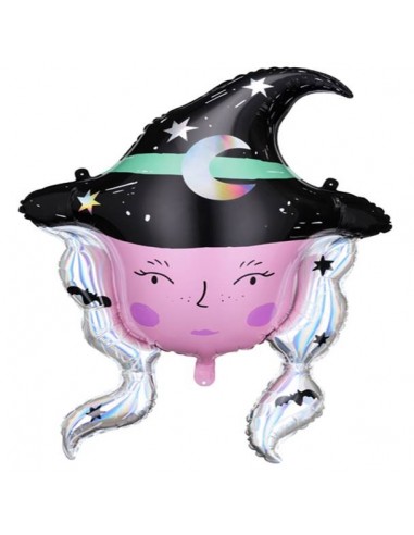 Palloncino mylar "Faccia strega" Cm....