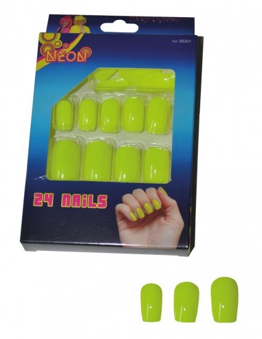 Unghie finte fluorescenti - Blister...
