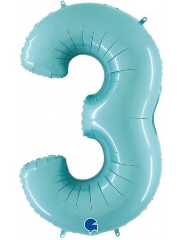 Palloncino Mylar Supershape Celeste...