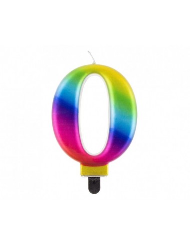 Candelina per torta multicolor Cm. 8...