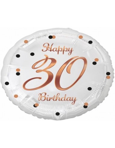 Palloncino mylar rotondo 18" - Happy...