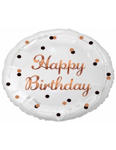 Palloncino mylar rotondo 18" - Happy...