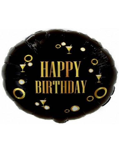 Palloncino mylar rotondo 18" - Happy...