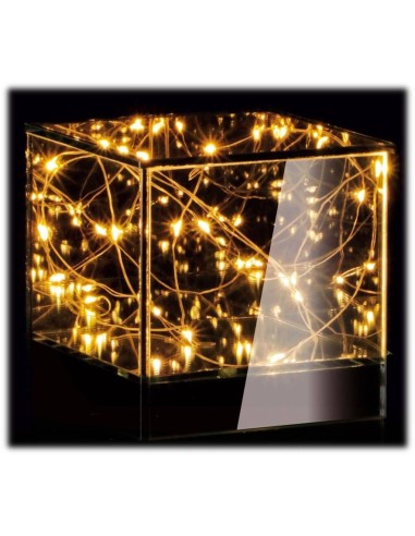 Lampada cubo vetro Cm. 12x12x12 con...