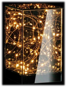 Lampada cubo vetro Cm....