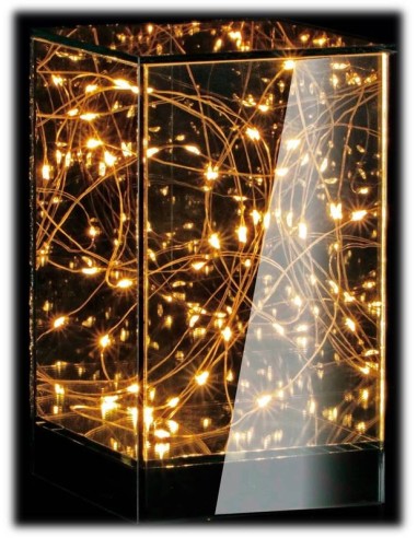 Lampada cubo vetro Cm. 12x12x20 con...