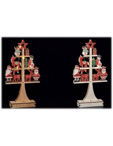 Albero di Natale decorato in legno...