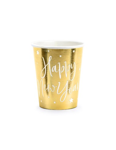 Bicchiere carta 220 ML metallizzato -...