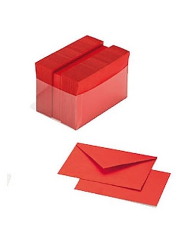 Cartoncino con bustina rosso Cm. 11x7...