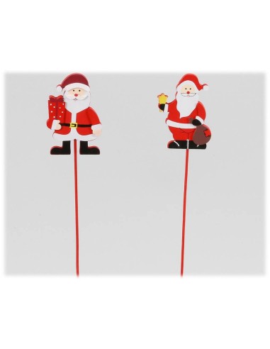Set 12 pick Babbo Natale Cm. 30