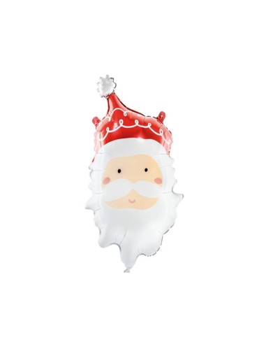 Palloncino mylar testa Babbo Natale...