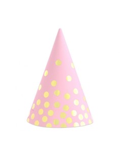 Cappellino cono rosa «Gold...